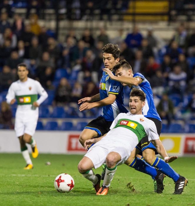 El derbi entre el Hércules y el Elche CF en imágenes