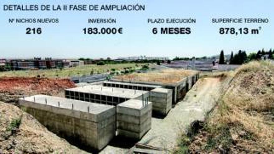 El cementerio de Cáceres cuenta con menos de 50 nichos disponibles en la parte nueva