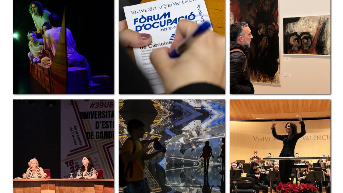 Varias de las actividades que ha organizado la fundación universitat de València