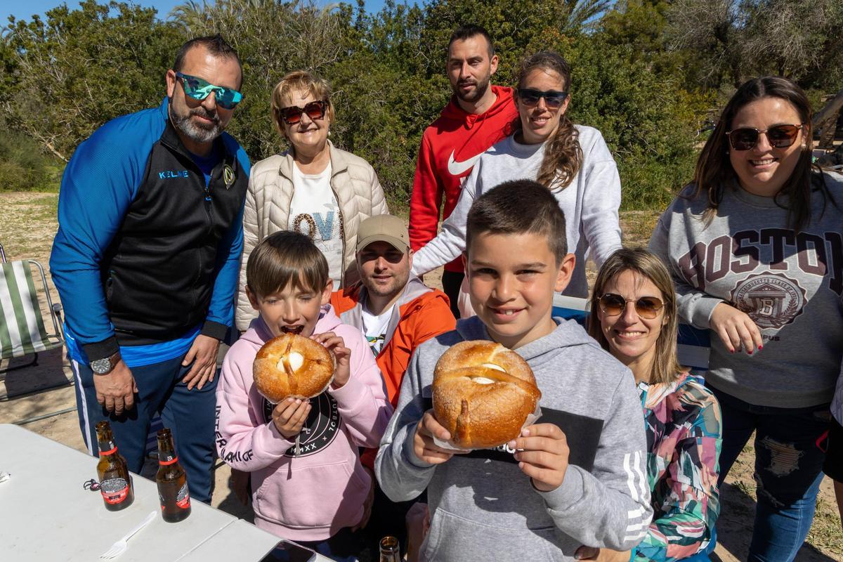 Los más pequeños de la familia son los que han cogido con más ganas este día
