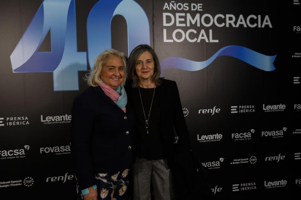 Gala de los 40 años de democracia local en Levante-EMV