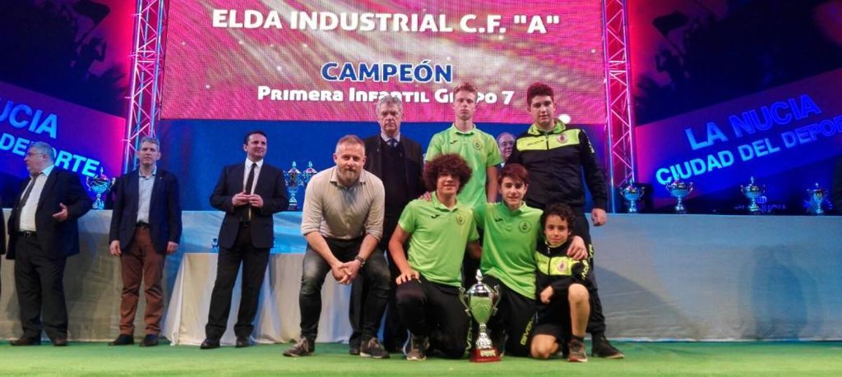 Cinco equipos de Elda campeones provinciales