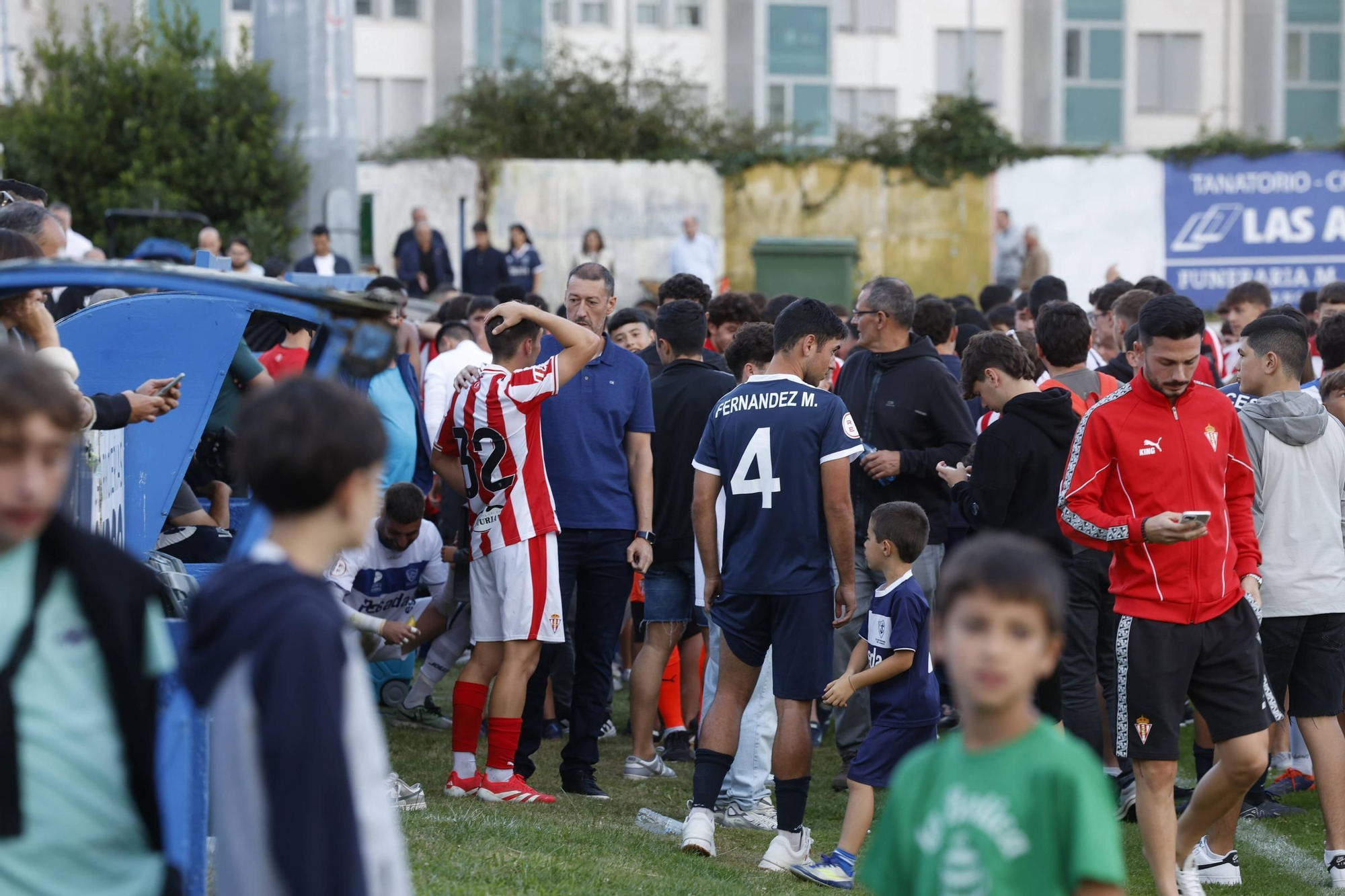 EN IMÁGENES: así fue el choque entre el Sporting y el Marino de Luanco