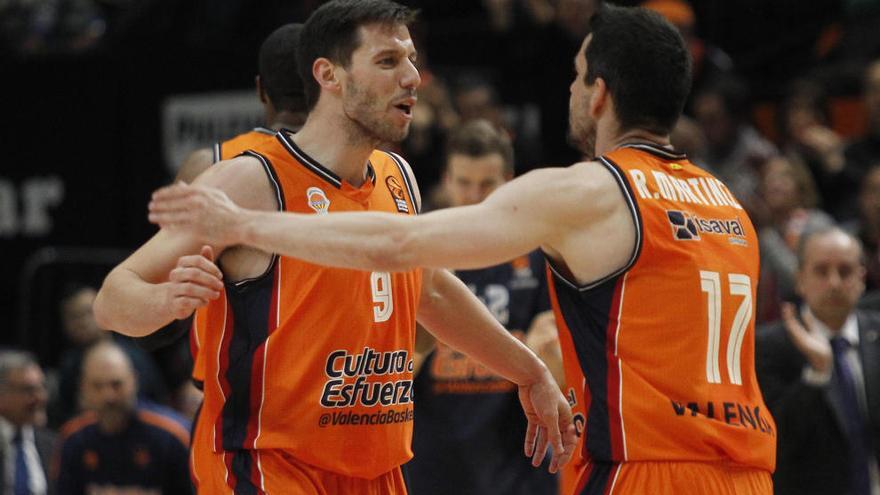 Dos de los lesionados en el Valencia Basket apuntan a los playoffs