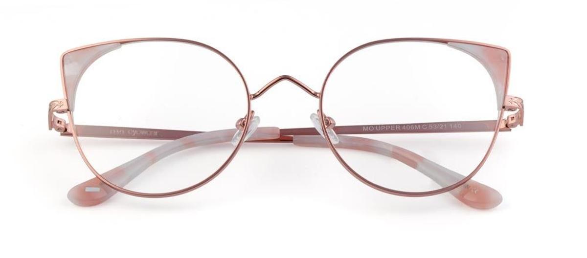 Gafas cat-eye, en tono rosa de Mó. (Precio: 79 euros)
