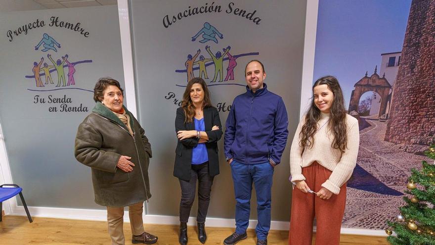 La Fundación Unicaja mejora la sede de la asociación Senda-Proyecto Hombre en Ronda