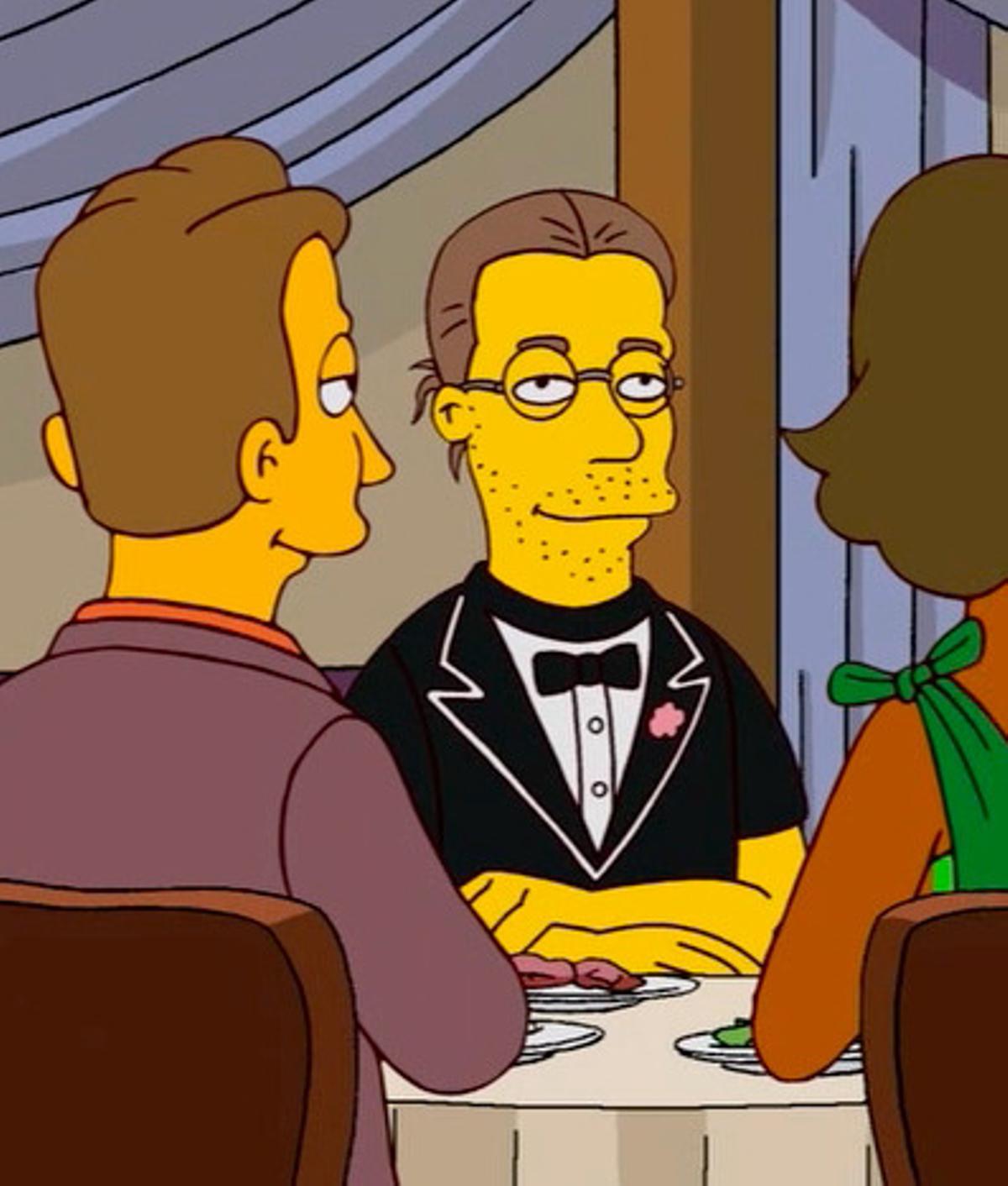 Cameo de David Foster Wallace en la serie 'Los Simpson'