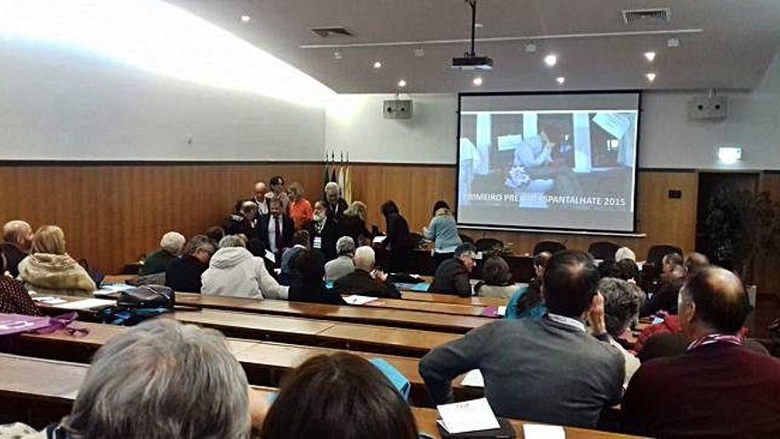 Consejo Rayano celebrado ayer en Braganza con participación de periodistas.