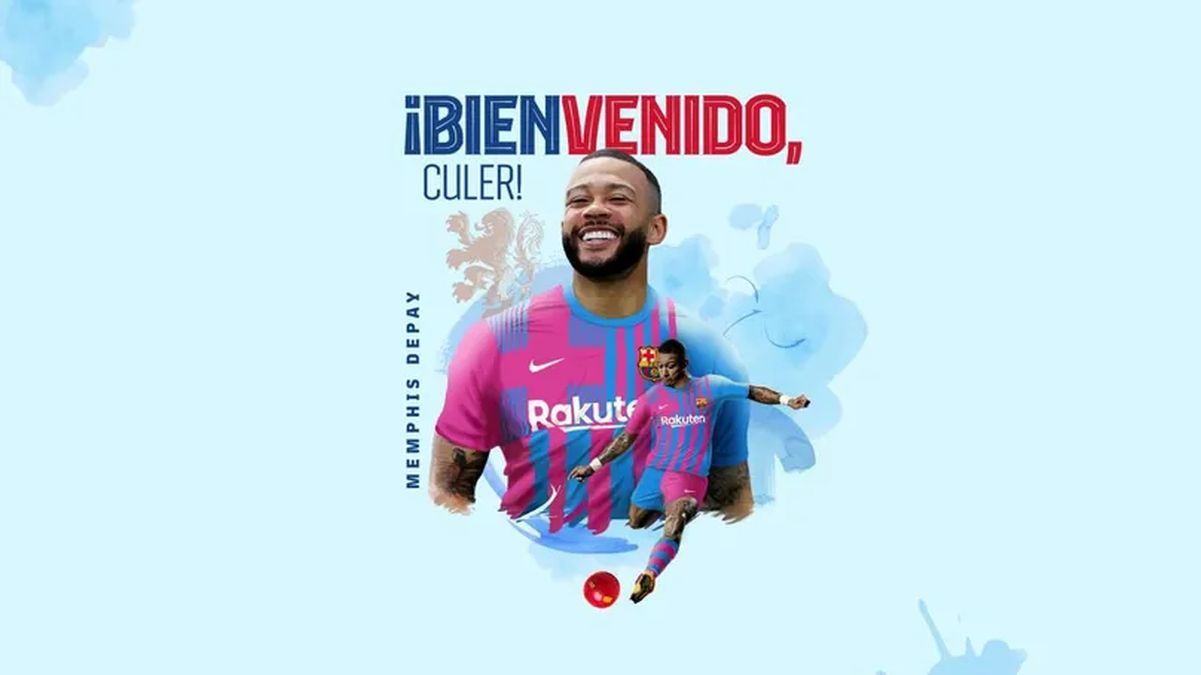 Memphis Depay, anunciado como nuevo jugador del Barça.
