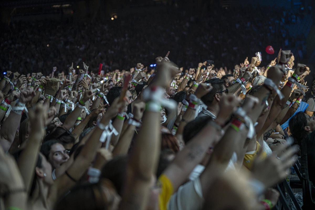 Concierto de Estopa en el Estadi Olímpic