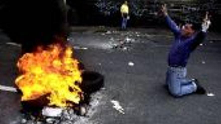 Manifestación contra Chávez en Caracas