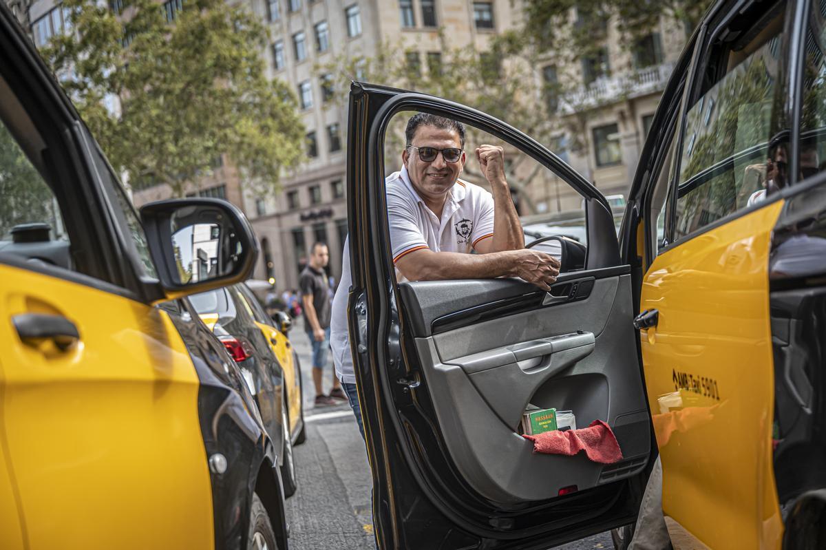 El sector del taxi volvió este martes a las movilizaciones