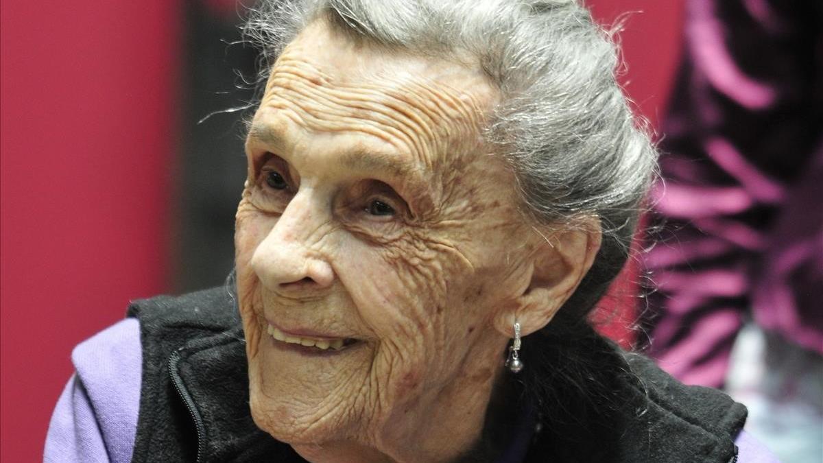 Leonora Carrington, en su última aparición en público en el 2011.