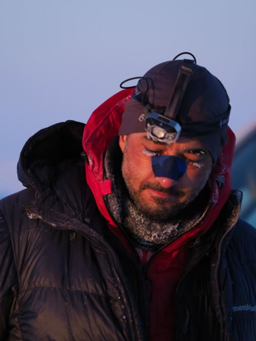 Joaquín Candel, en el ultramaratón del Ártico