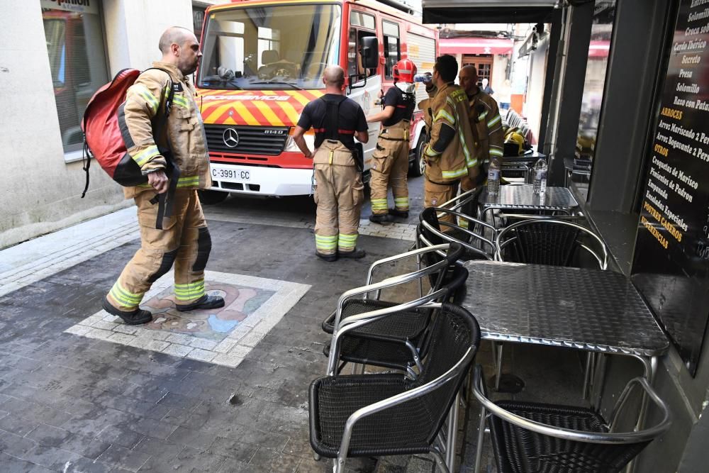 Incendio en un restaurante de la calle Oliva