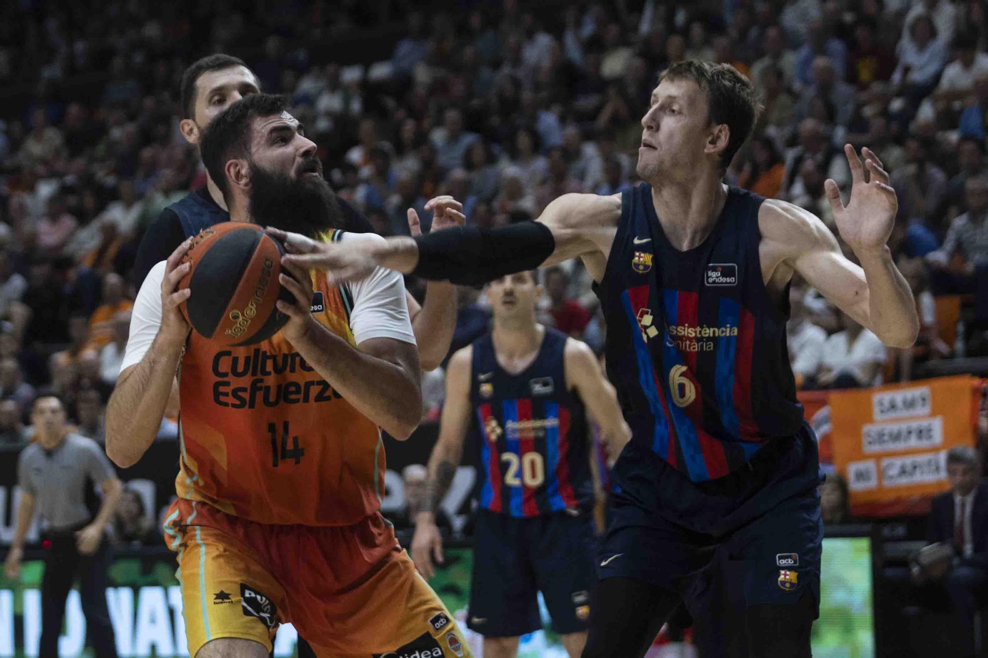 Partido Valencia Basket- F.C.Barcelona