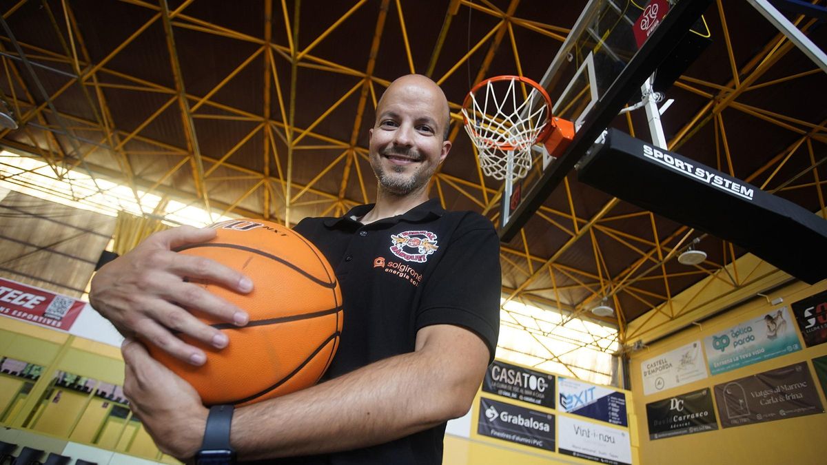 Eric Surís, al Pavelló Vell de la Bisbal.