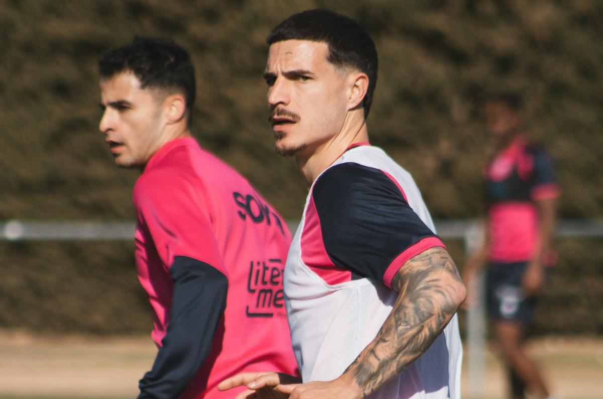 Jesús Álvarez y Seoane, en un entrenamiento.