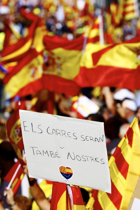 Manifestación en Barcelona por la unidad de España