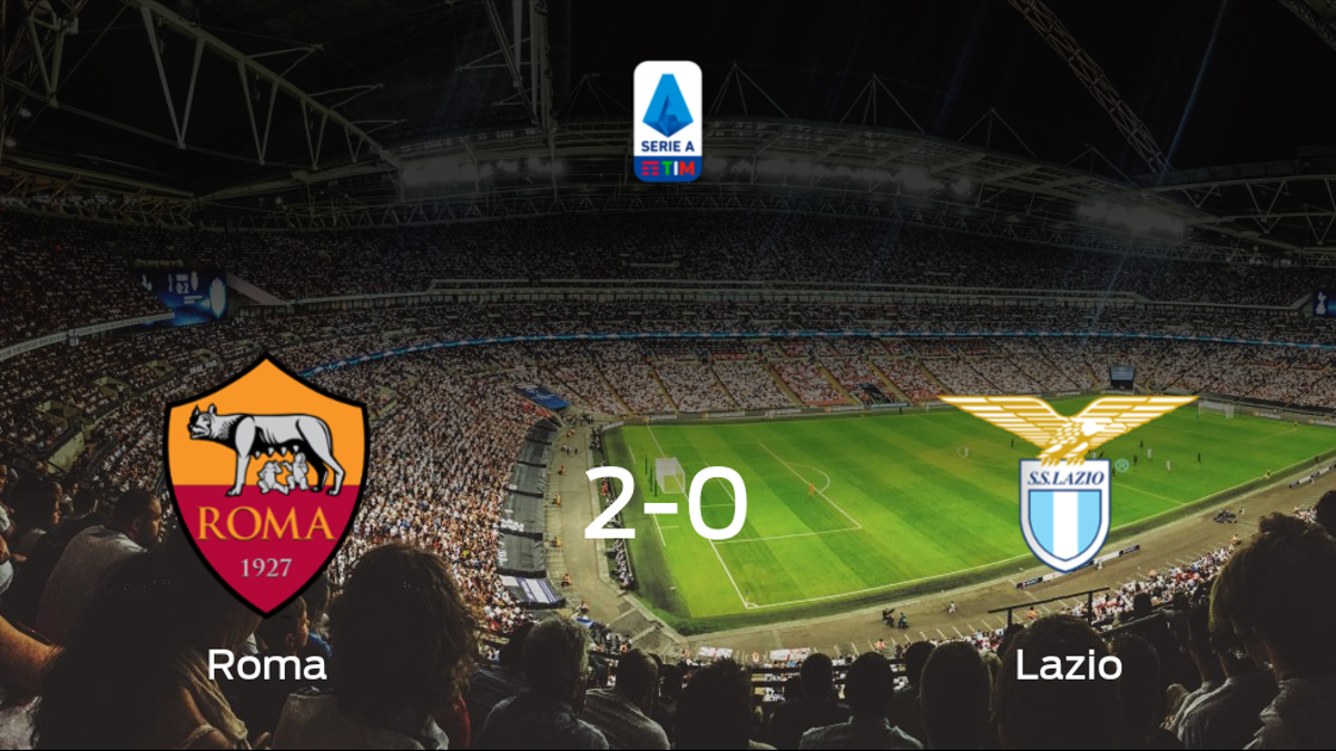 La AS Roma vence 2-0 a la Lazio y se lleva los tres puntos