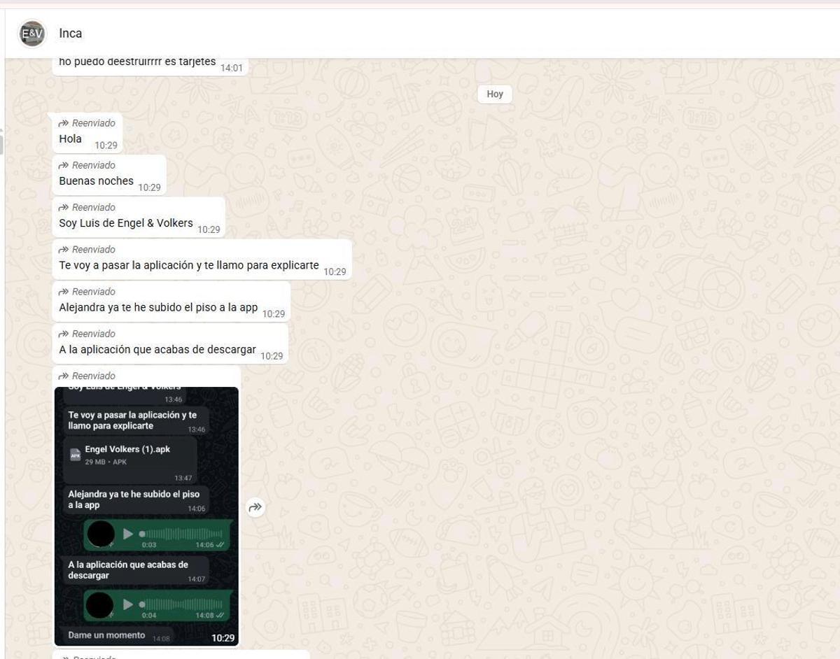 Ein Auszug aus dem Chat mit den Betrügern.