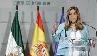 Susana Díaz replica a Pedro Sánchez que es el comité federal el que decide la política de pactos