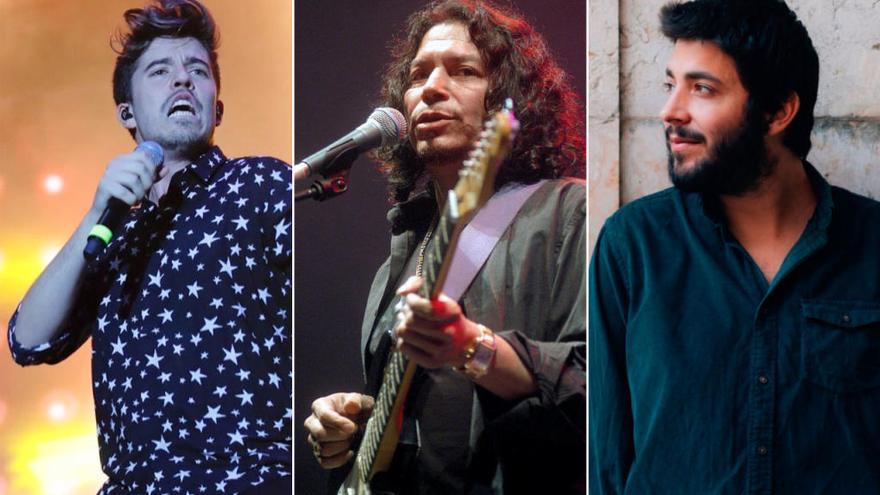 Roi Méndez, Raimundo Amador y Salvador Sobral. // FdV