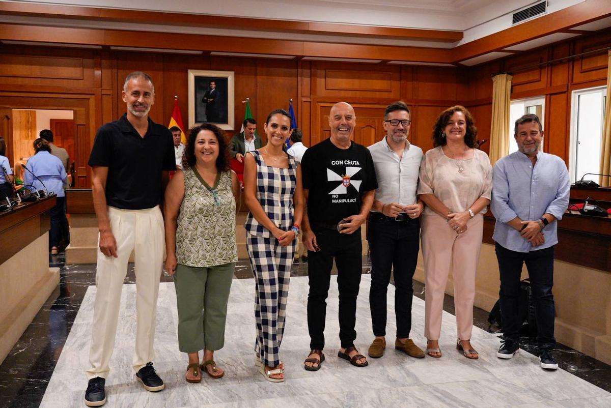 Los concejales del PSOE en el Ayuntamiento de Córdoba.