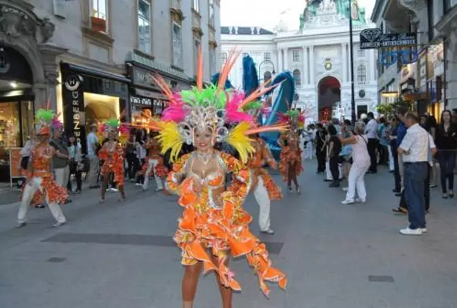 Desfile carnavalero en Viena
