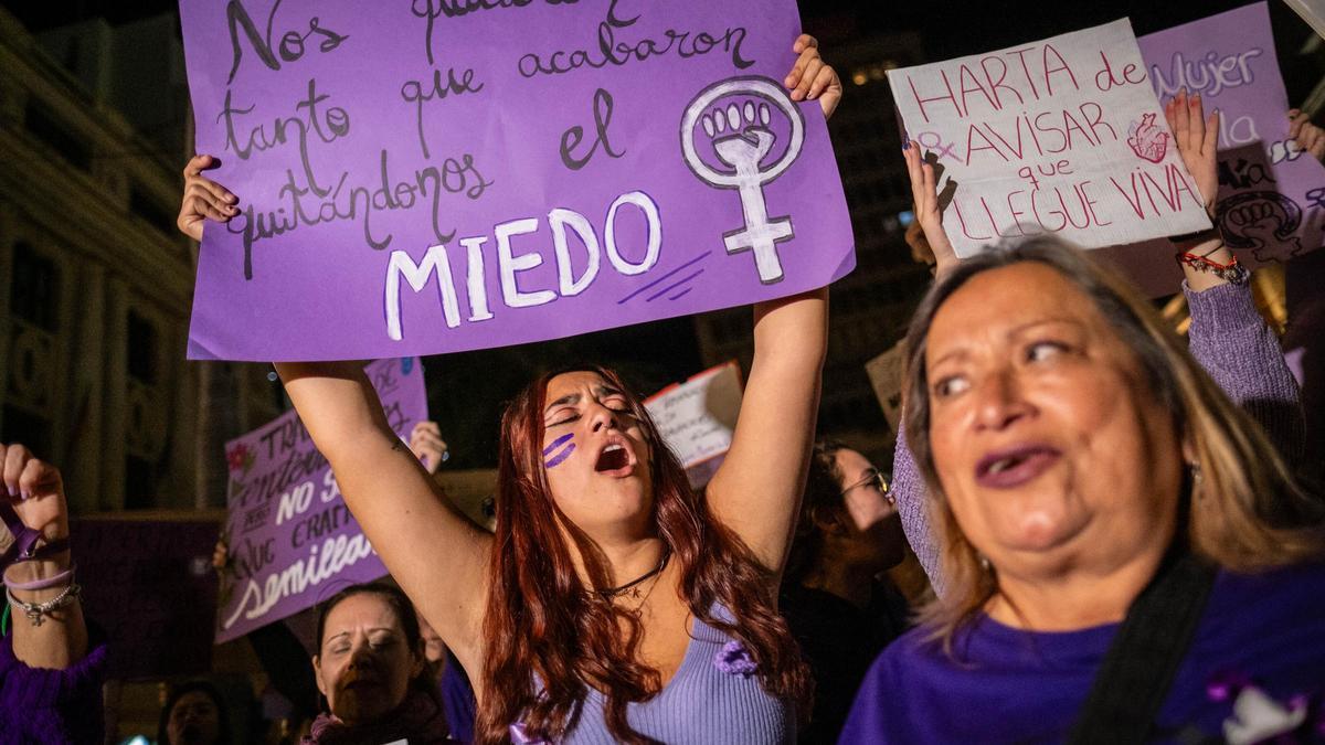 Manifestación del 8M en Santa Cruz