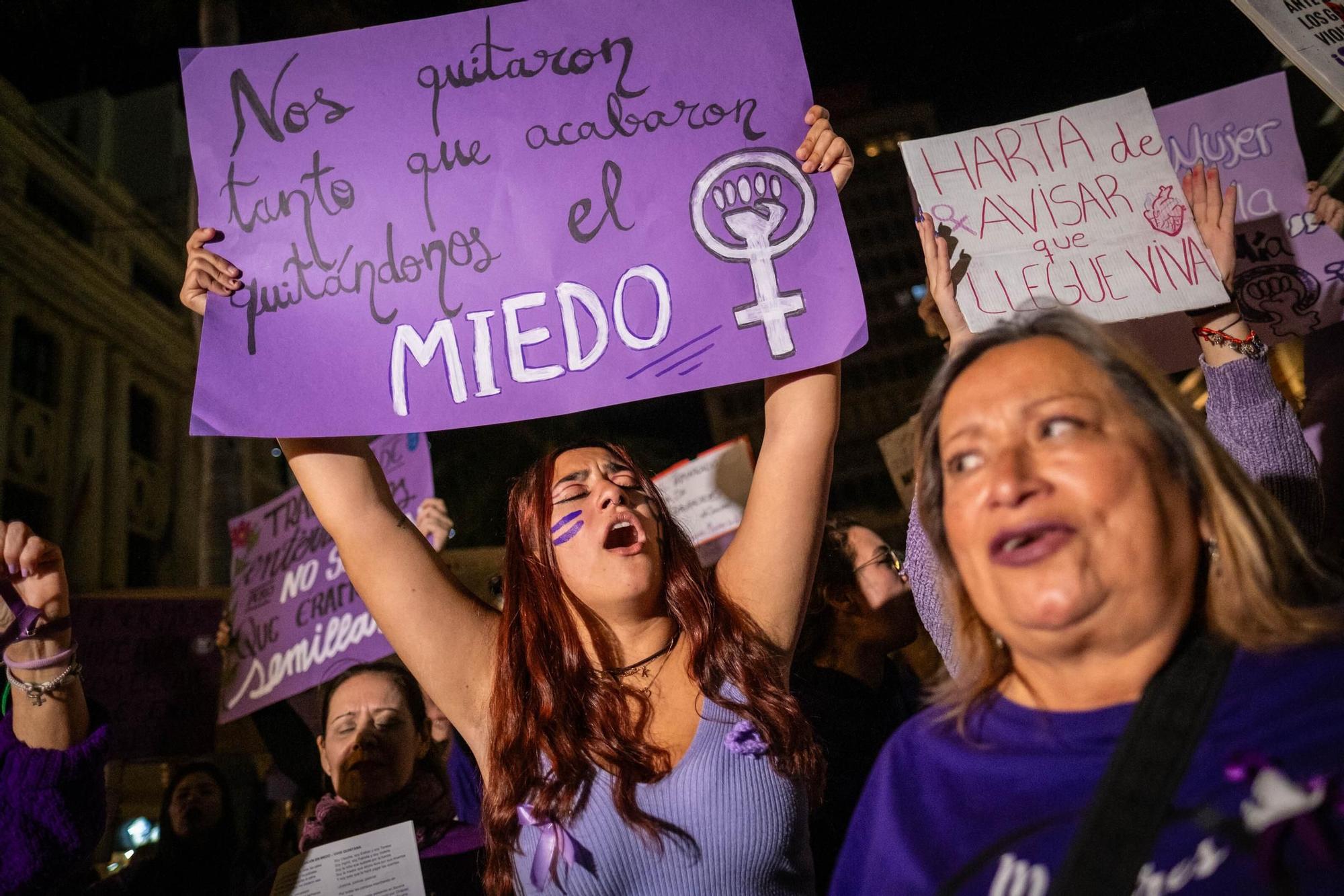 Manifestación del 8M en Santa Cruz