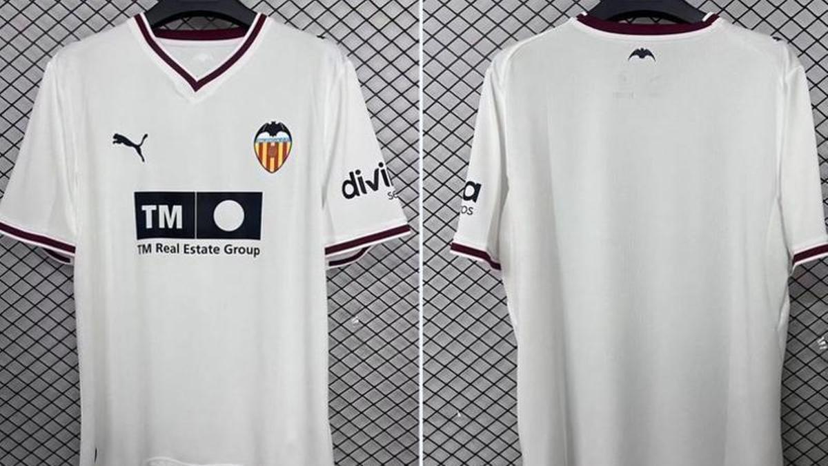 Así son las camisetas del Valencia CF