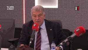 Joan Laporta confirma en El Món a Rac 1 que Flick quiere seguir y habrá acuerdo