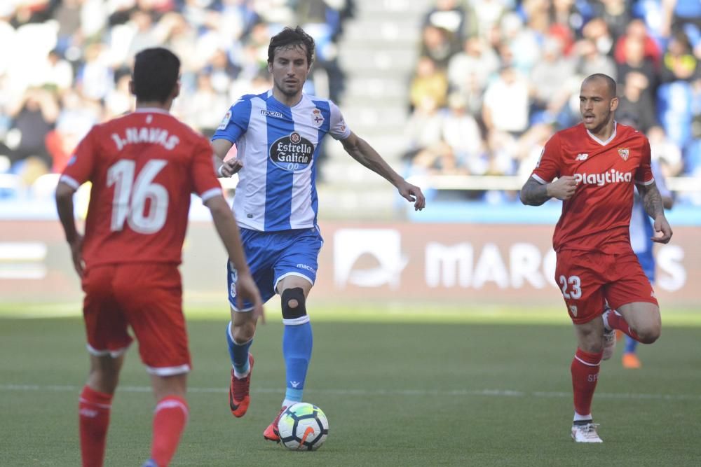 El Dépor no pasa del empate ante el Sevilla