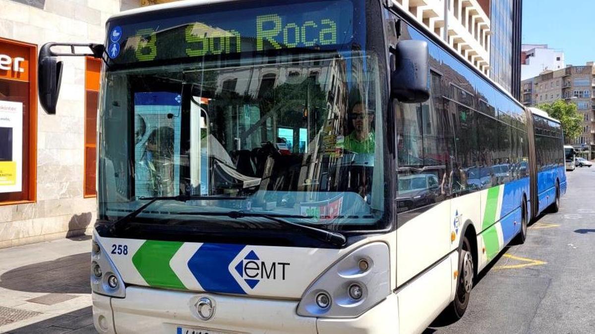 Un autobús de la EMT de Palma.