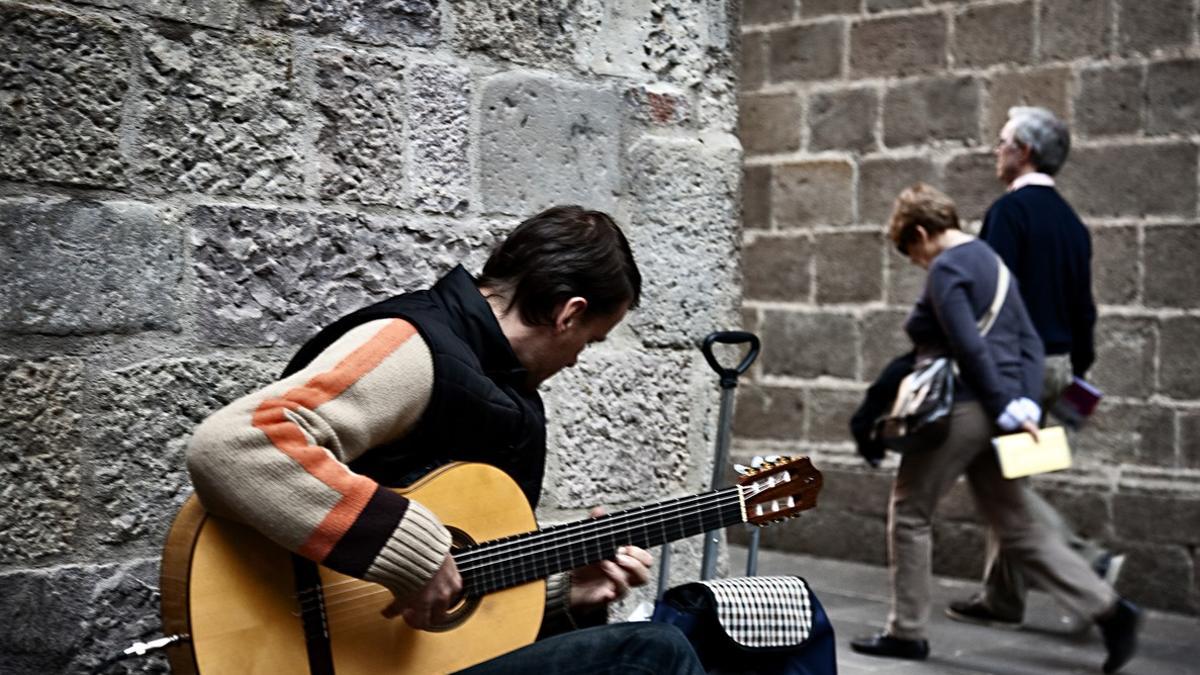 Músico callejero