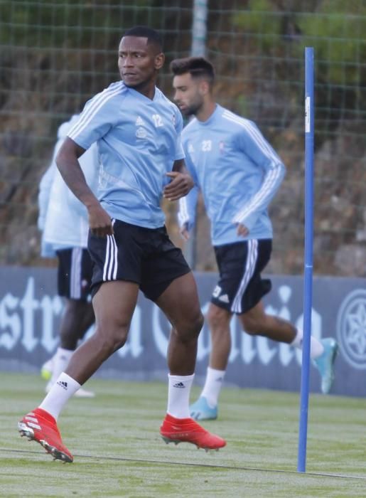 El Celta se ejercita en A Madroa para continuar la pretemporada