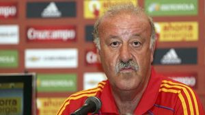 Vicente del Bosque, seleccionador nacional de futbol, valora el resultat de l’amistós.