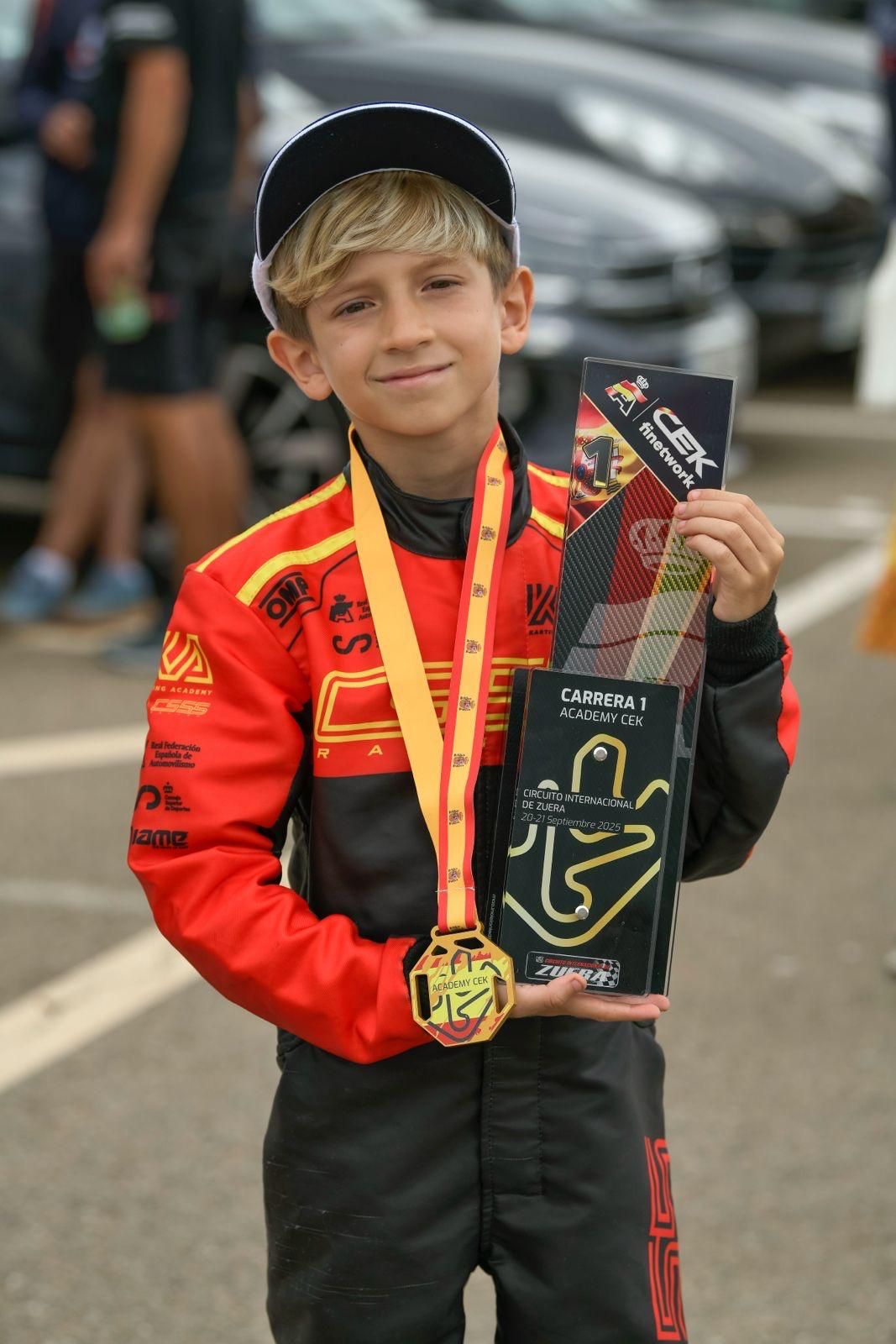 Iker Fernández, el nño con autismo entre los mejores pilotos de España