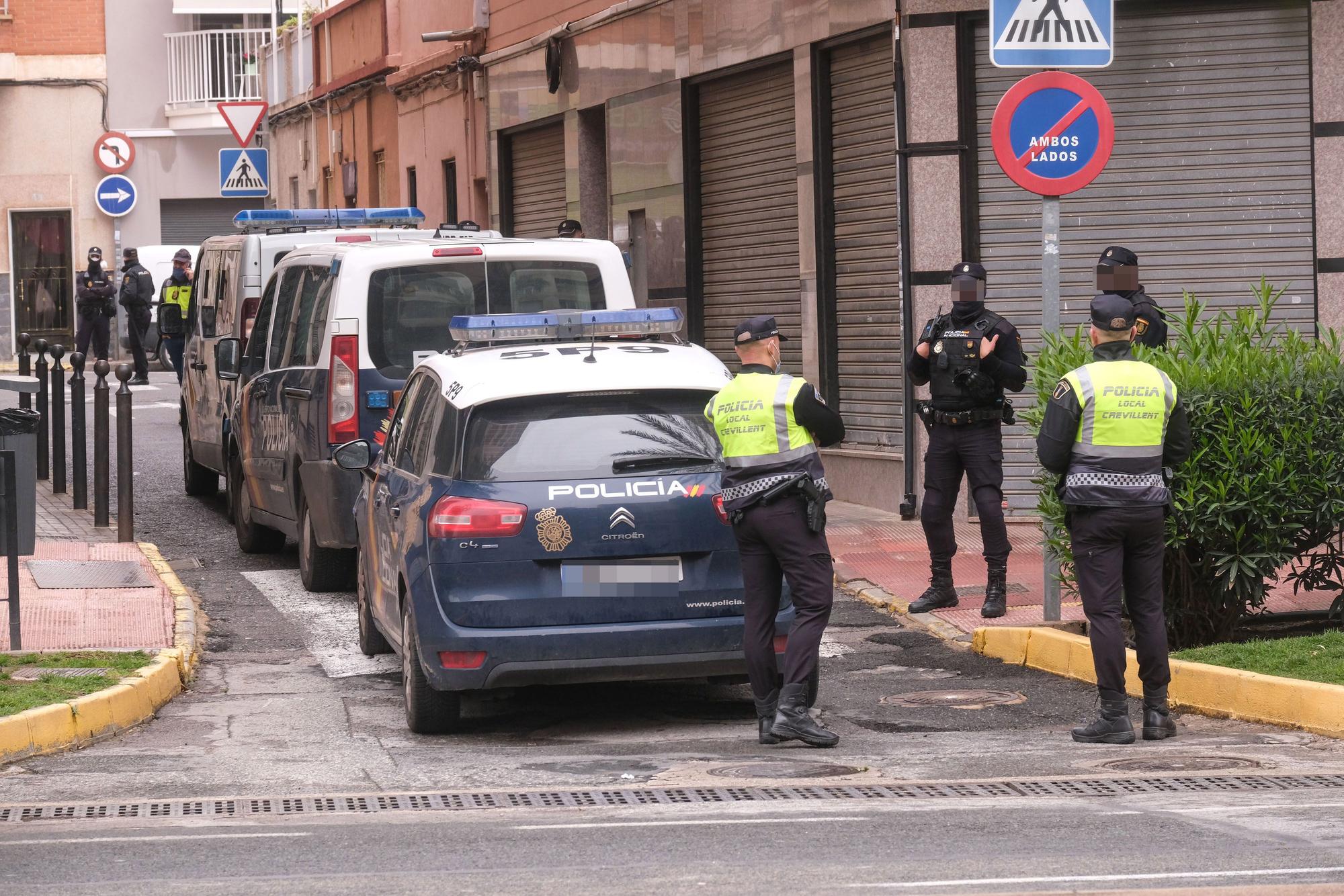 Más de 15 detenidos en una macrorredada antidroga en las provincias de Alicante y Murcia