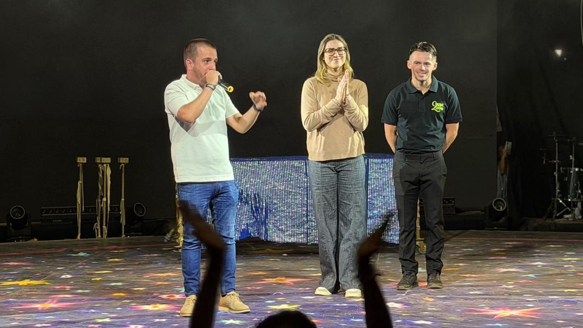 Un momento de los escolares en el circo