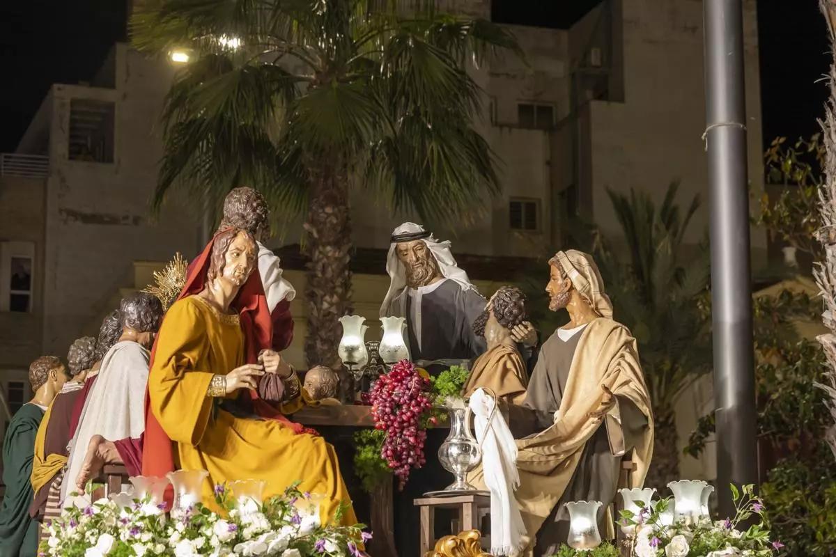 Paso de la Última de la Cena en Torrevieja