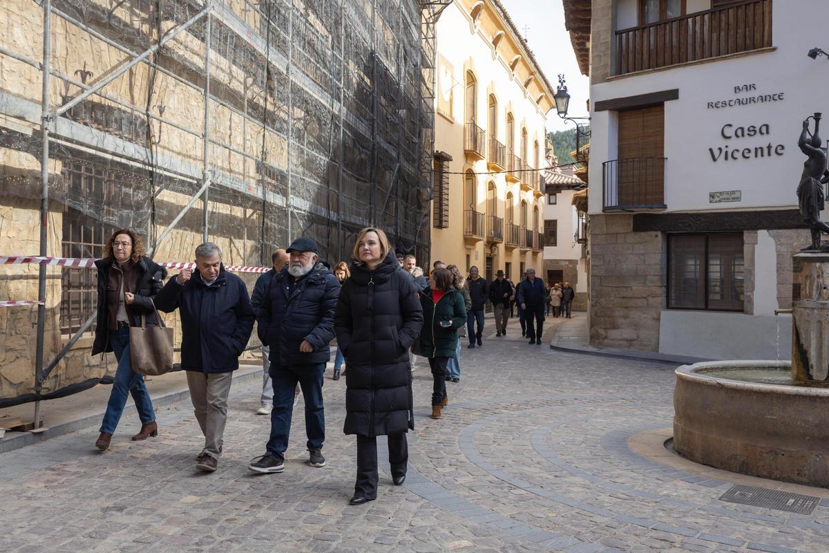 Paseo ciudadano en Rubielos de Mora.