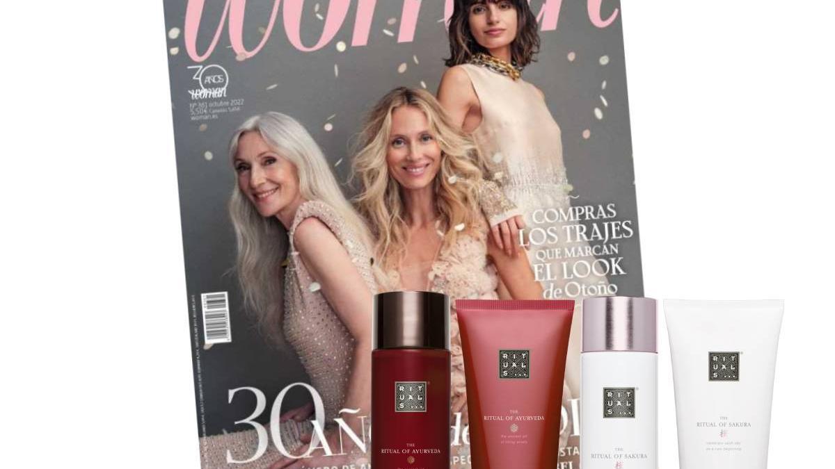 Sumario y regalos del número de octubre de la revista Woman