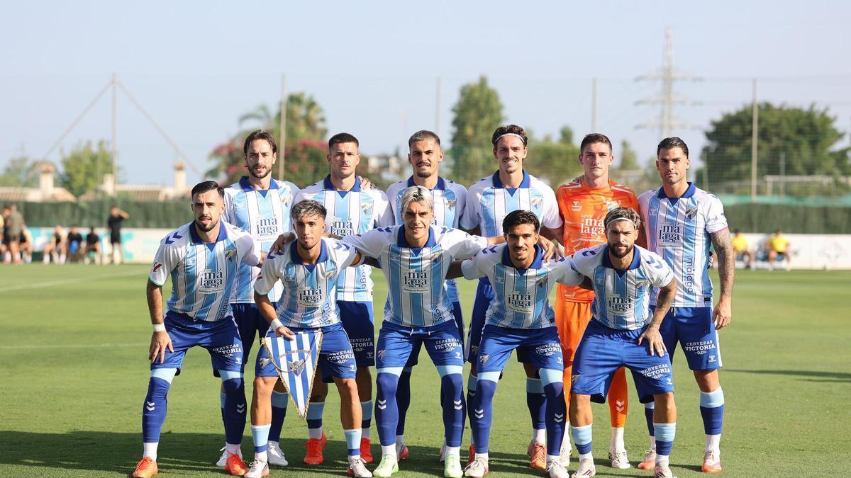 Calero fue una de las novedades del Málaga CF frente al Al-Ittihad.