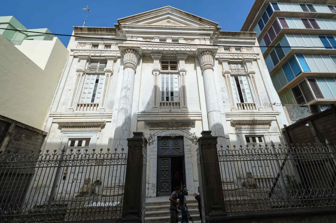 Inicio de la obra del Templo Masónico de Santa Cruz de Tenerife