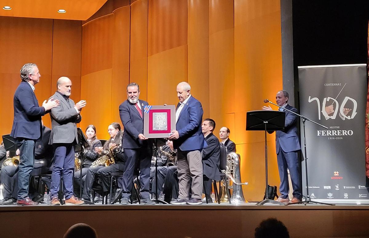 Los actos del centenario del Mestre Ferrero se retoman con un concierto solidario
