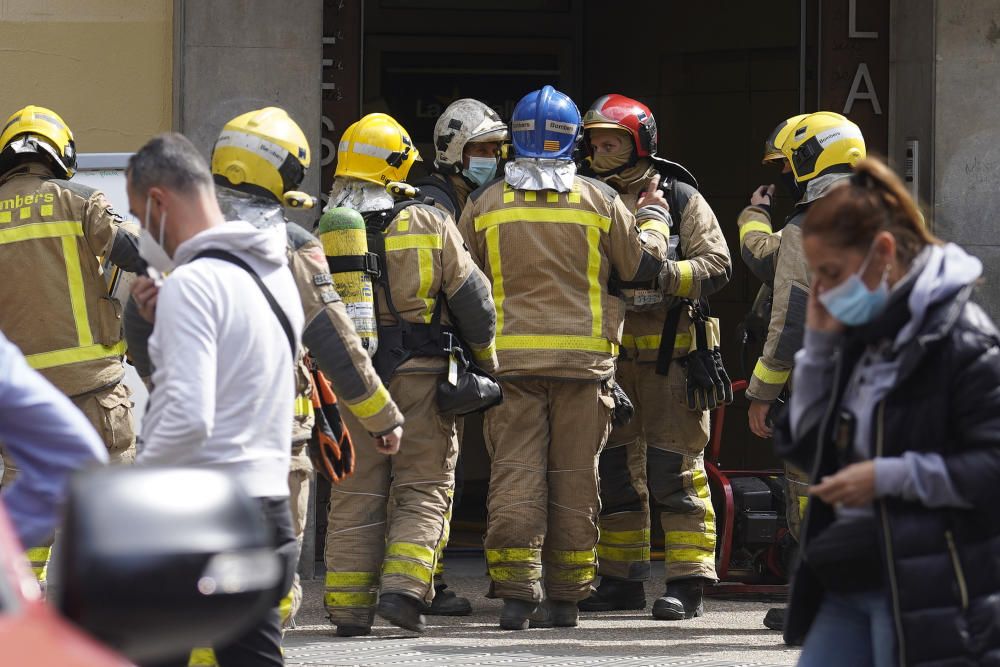 Incendi al col·legi La Salle de Girona