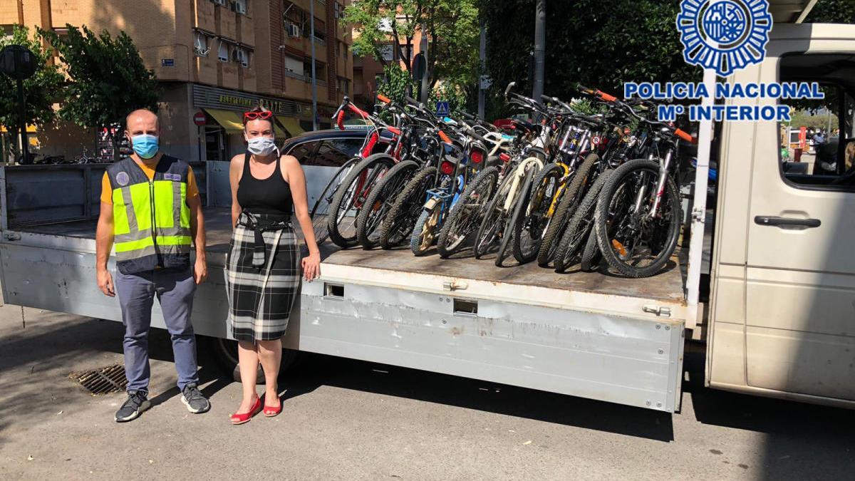 Un uso solidario para las bicis perdidas en la Región