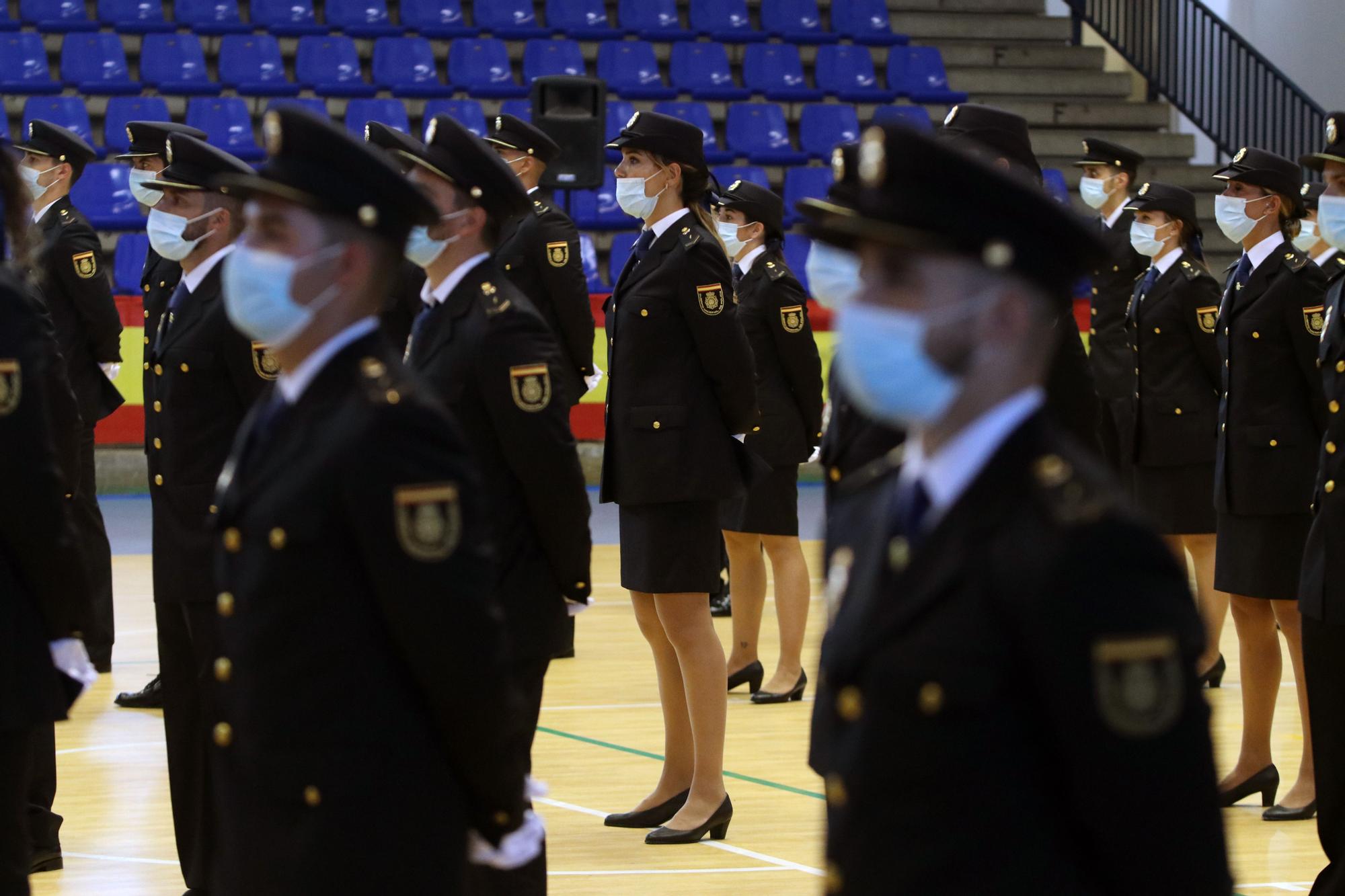 Presentación de 205 nuevos agentes de la Policía Nacional en Málaga